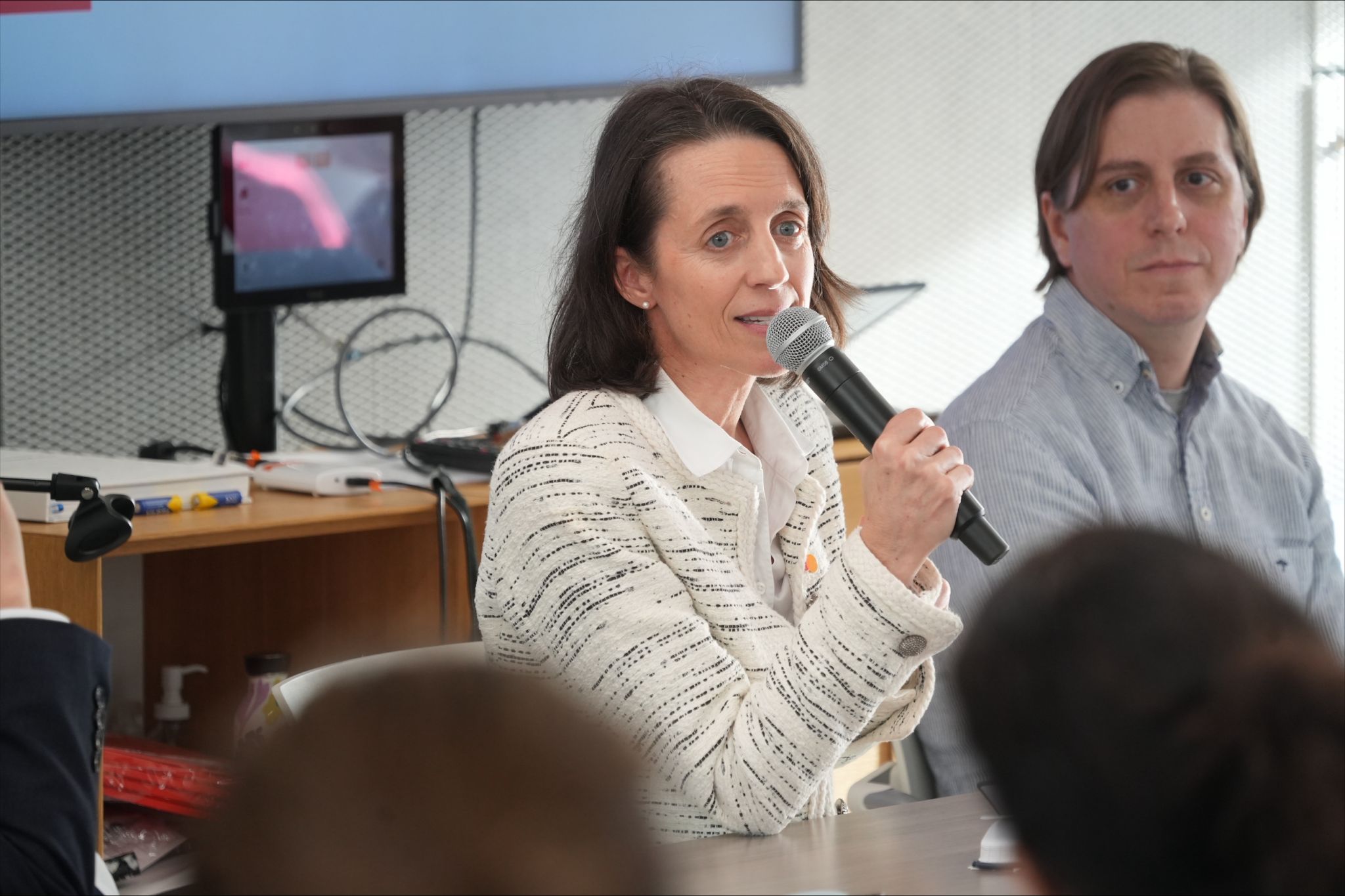 Mastercard's Chief Privacy, AI, and Data Responsibility Officer Caroline Louveaux joined the roundtable discussions.