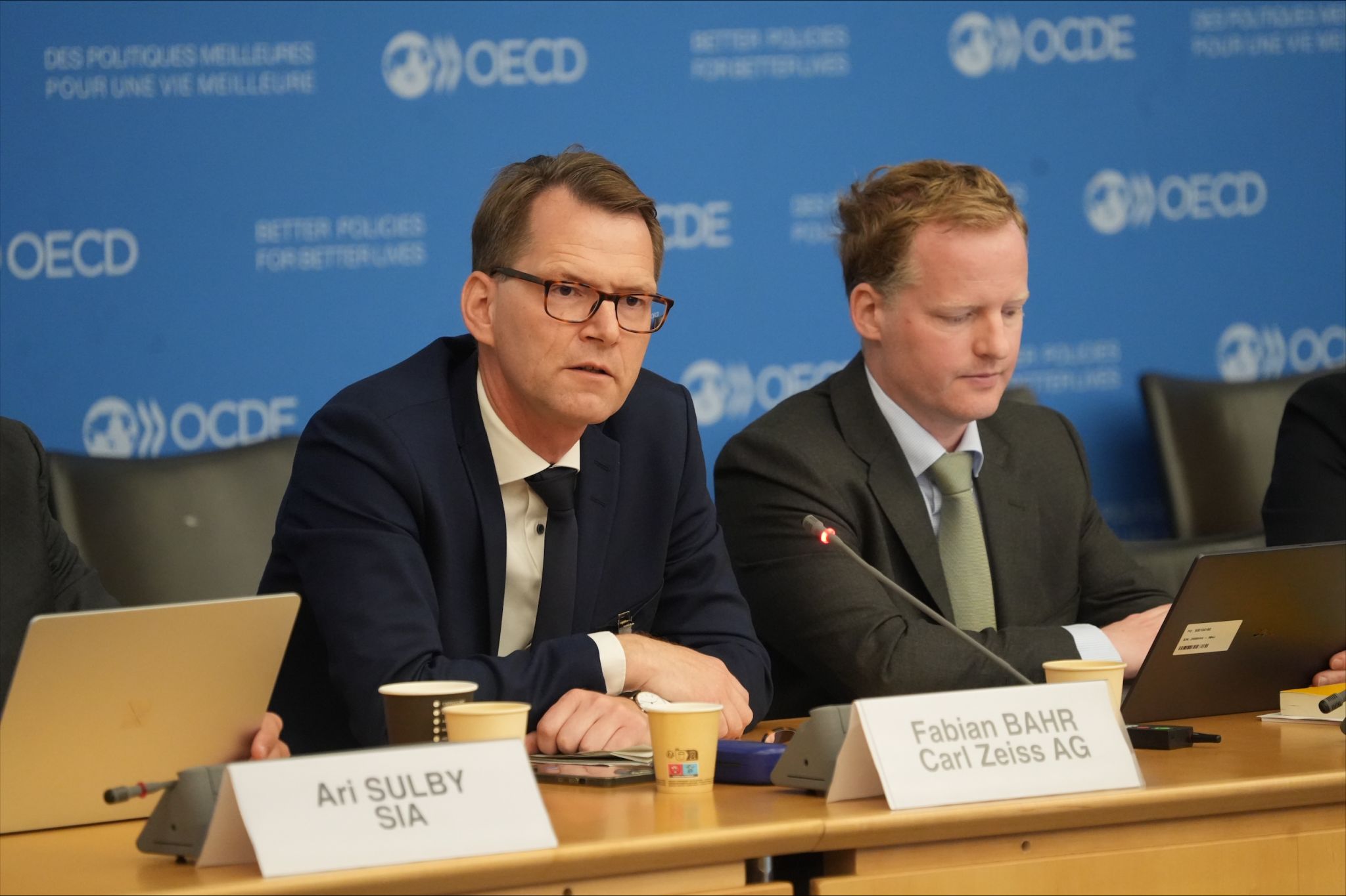 ZEISS Group's Fabian Bahr spoke at the OECD Global Forum on Trade.