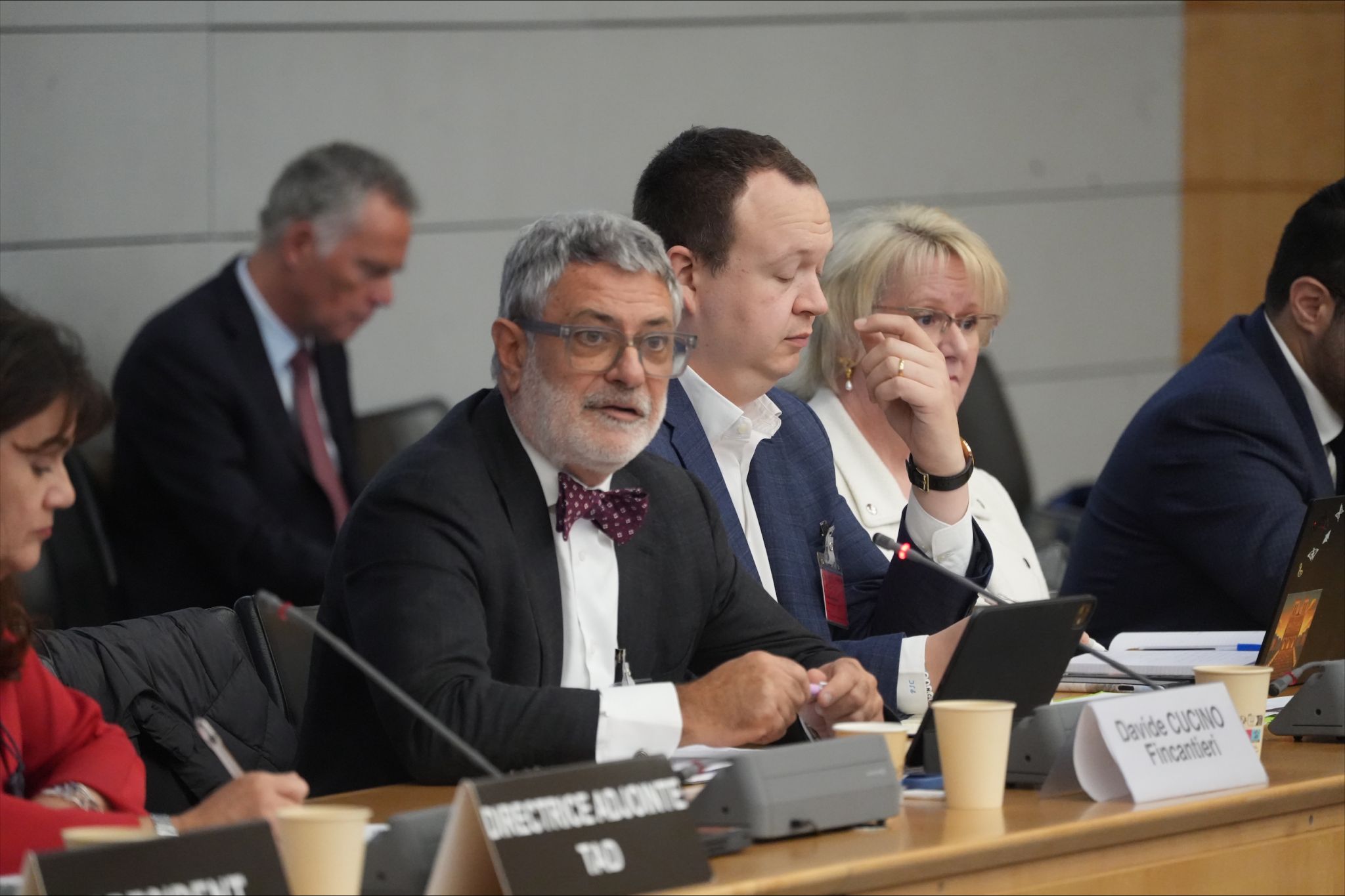 FINCANTIERI's Davide Cucino also spoke at the OECD Global Forum on Trade.