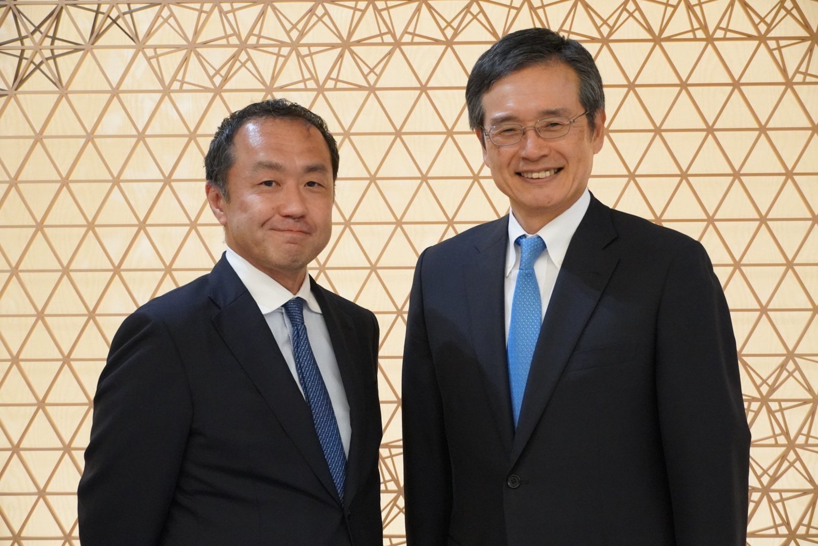 Business at OECD's Executive Board Member, Seiji Inagaki, with Kazuhiko Takeda Japan's National Tax Agency's Deputy Commissioner for International Affairs.