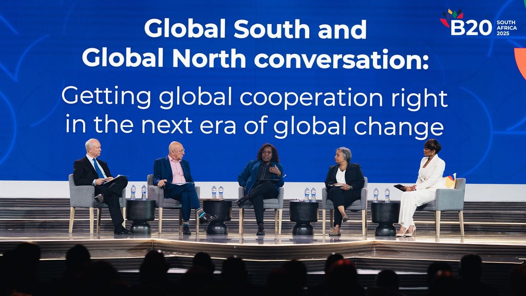 Our Chair Rick Johnston spoke at the B20 Summit on a panel 