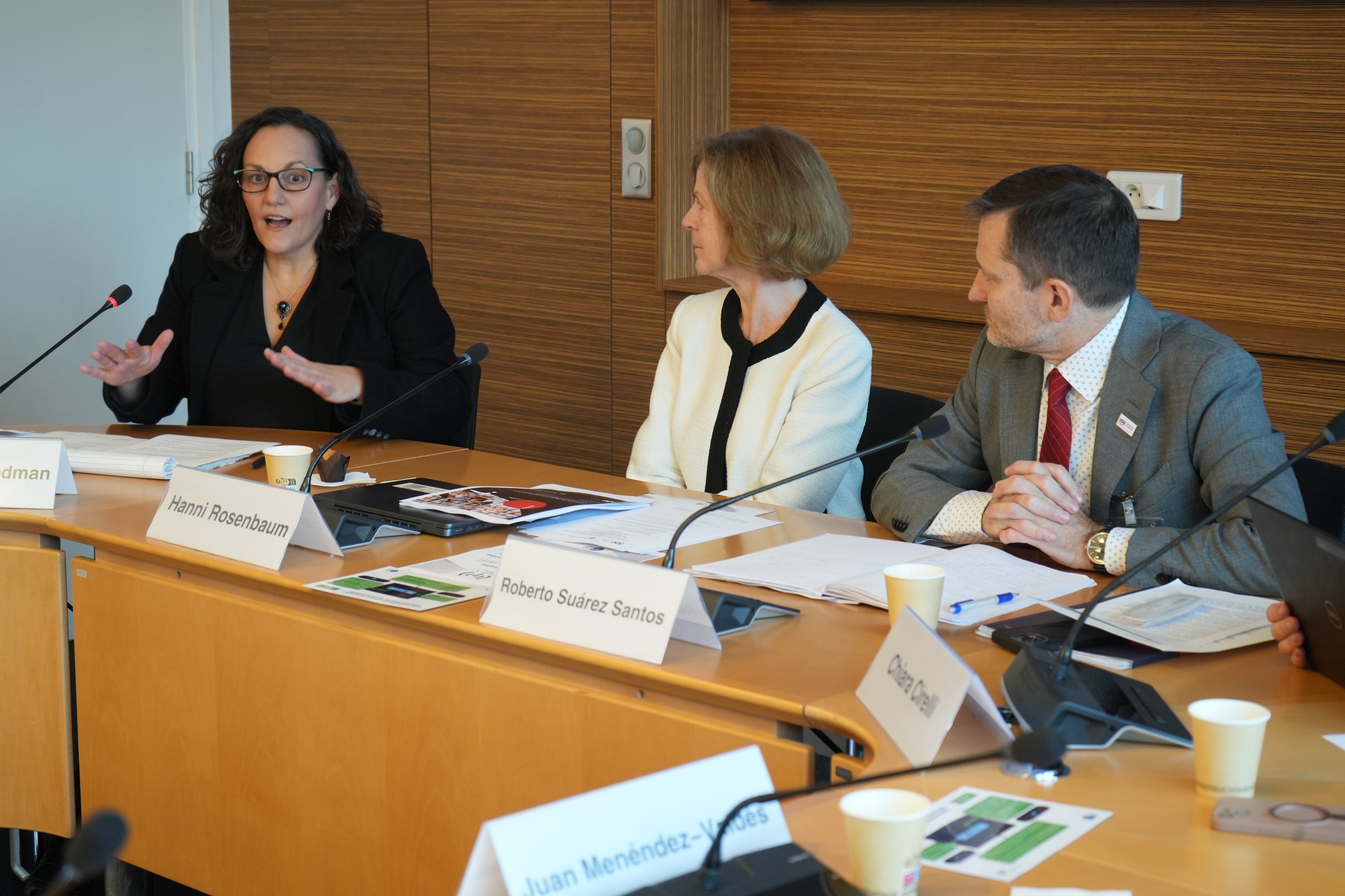The OECD's Deputy Secretqry-General Mary Beth Goodman also joined the discussions to deliver opening remarks.