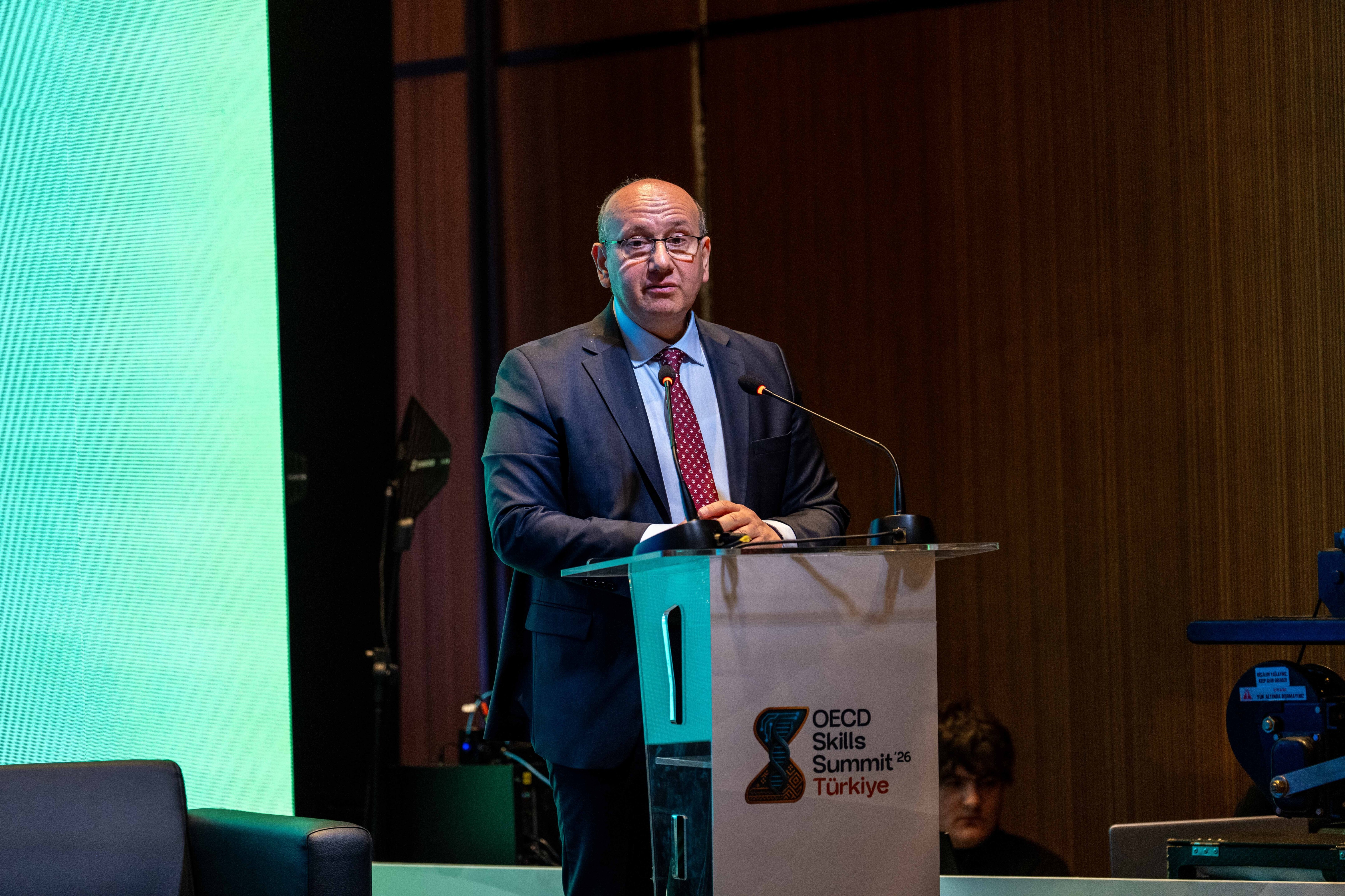The Deputy Minister of Labour and Social Security of Türkiye Prof. Dr. Lutfihak Alpkan also delivered opening remarks at our side event.
