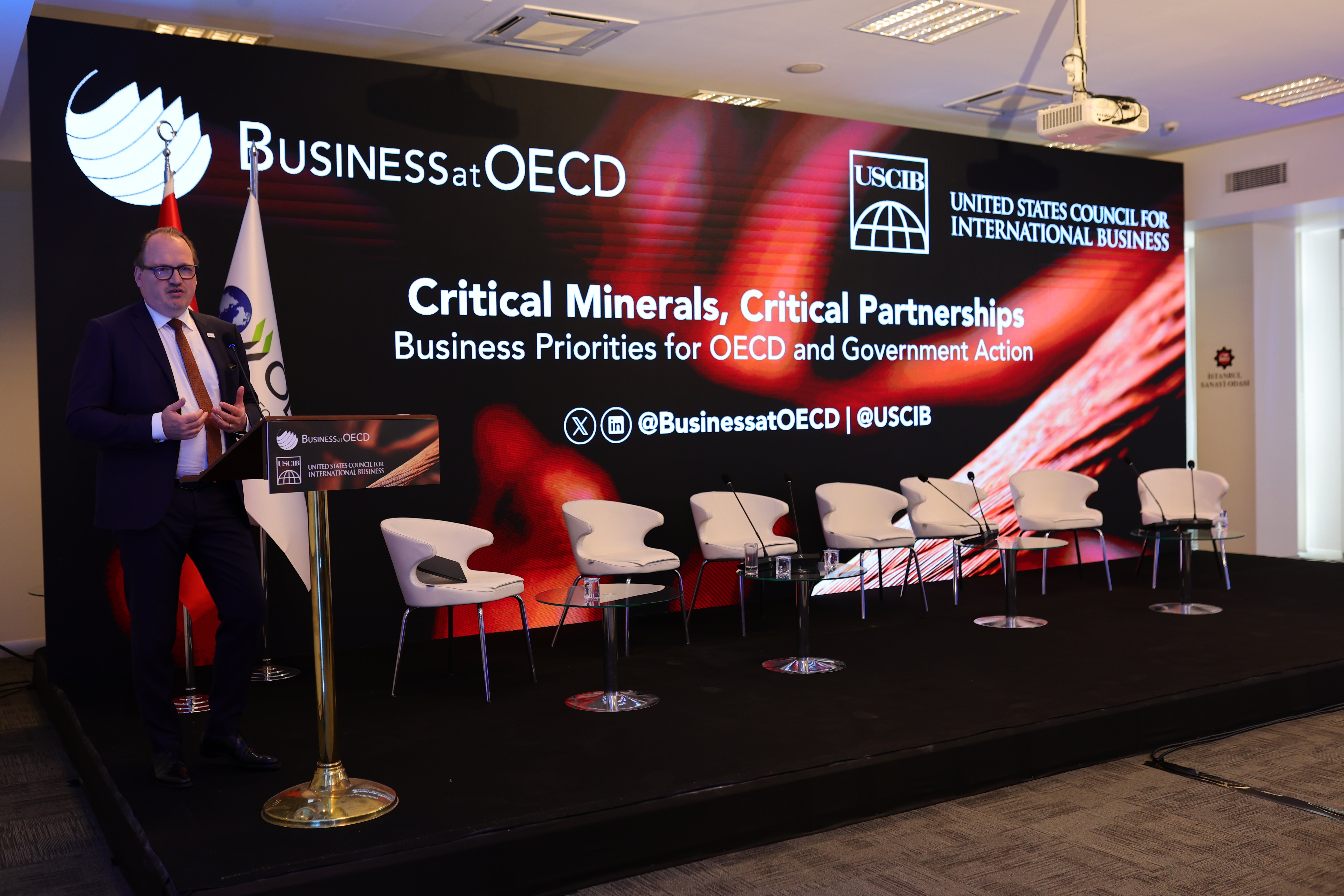 The OECD's Director for Global Relations and Sherpa to the G7 and G20, Andreas Schaal, provided closing remarks.