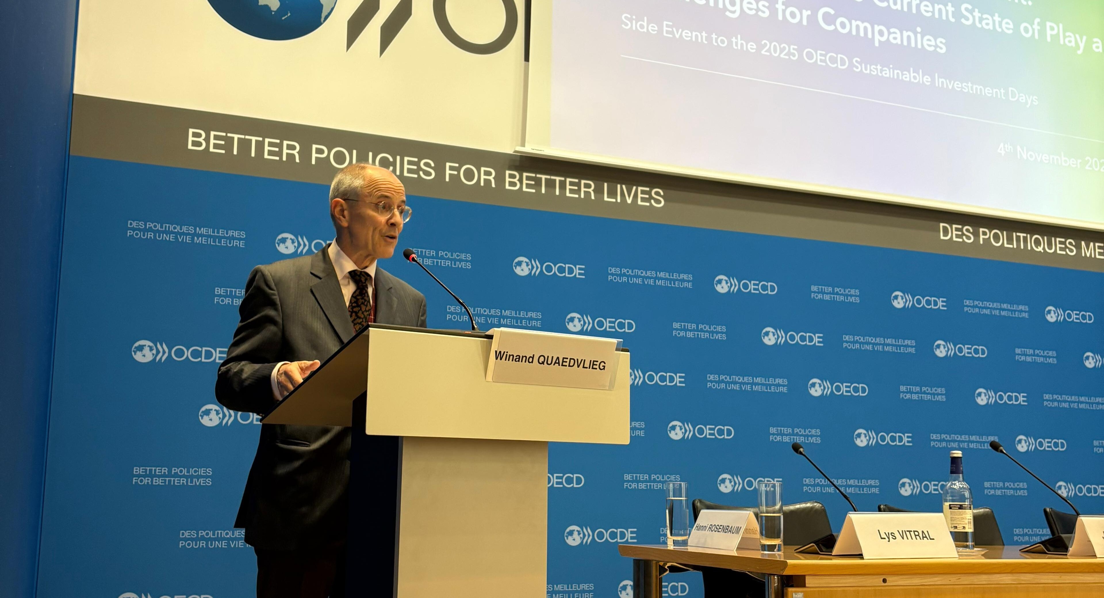 Our Investment Committee Chair and VNO-NCW's Head of the Brussels Office Winand Quaedvlieg delivered opening remarks.