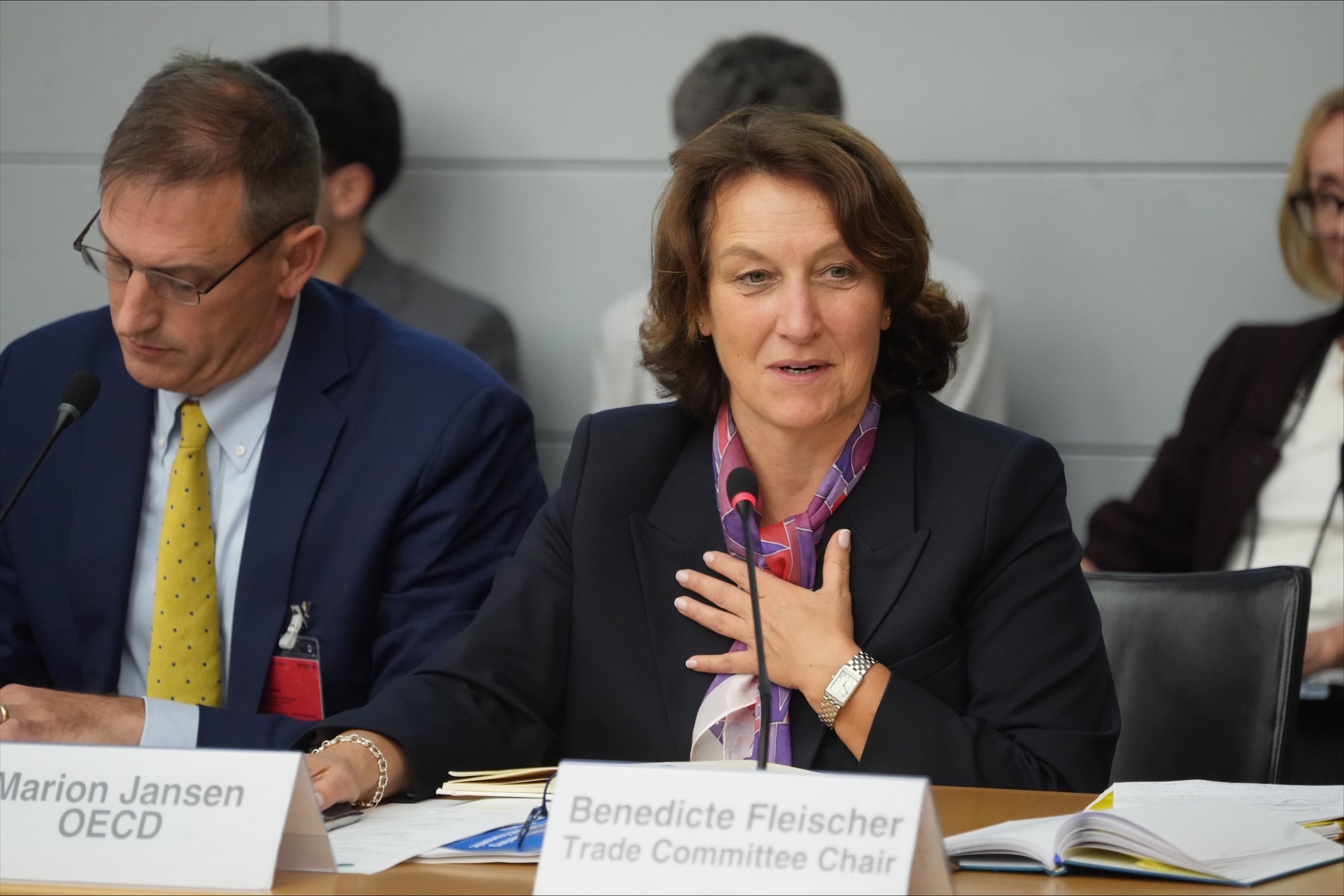 The OECD's Director for Trade and Agriculture, Marion Jansen, provided closing remarks.